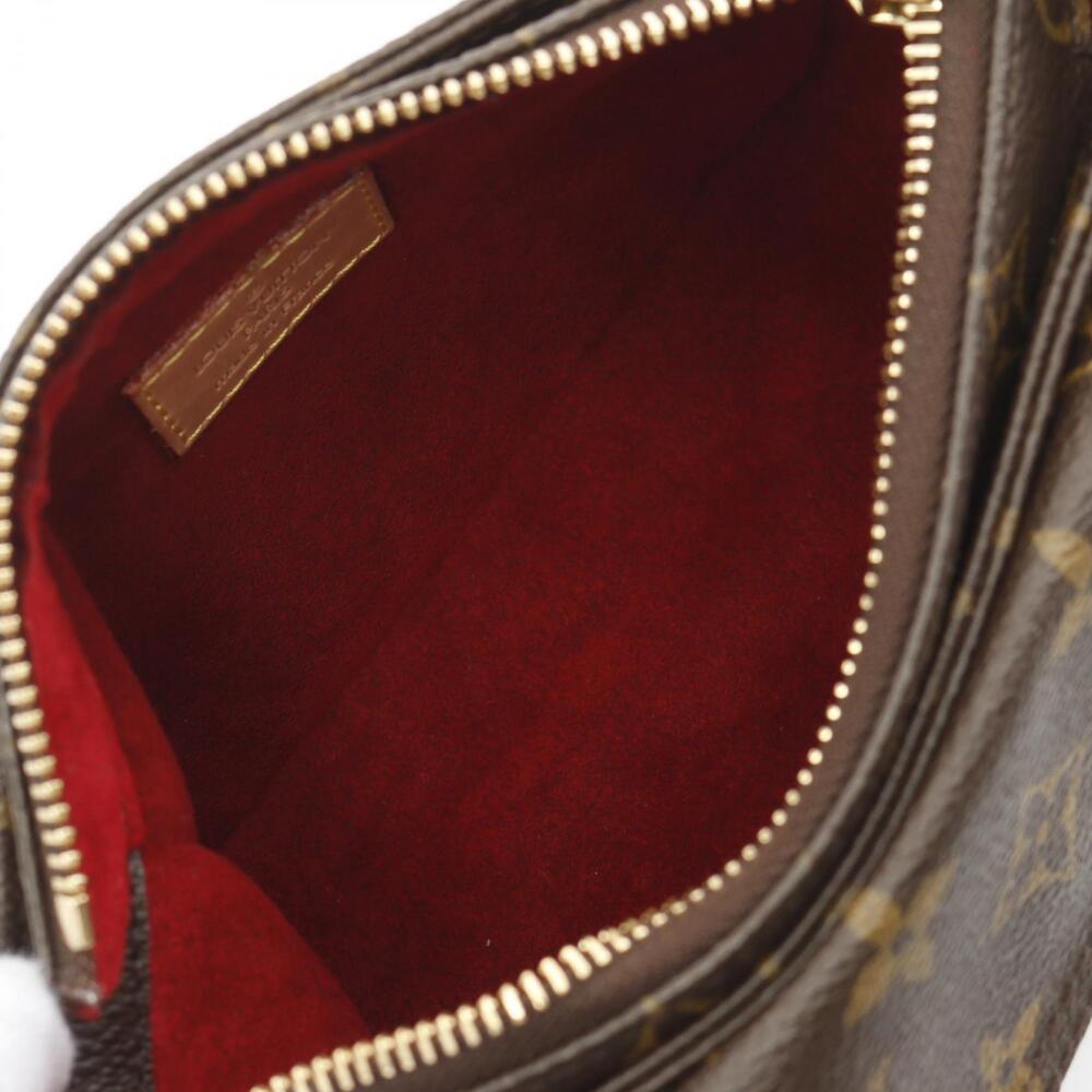 Louis Vuitton Vivacite Shoulder Bag Canvas Leather Monogram Brown - Picture 3 of 10